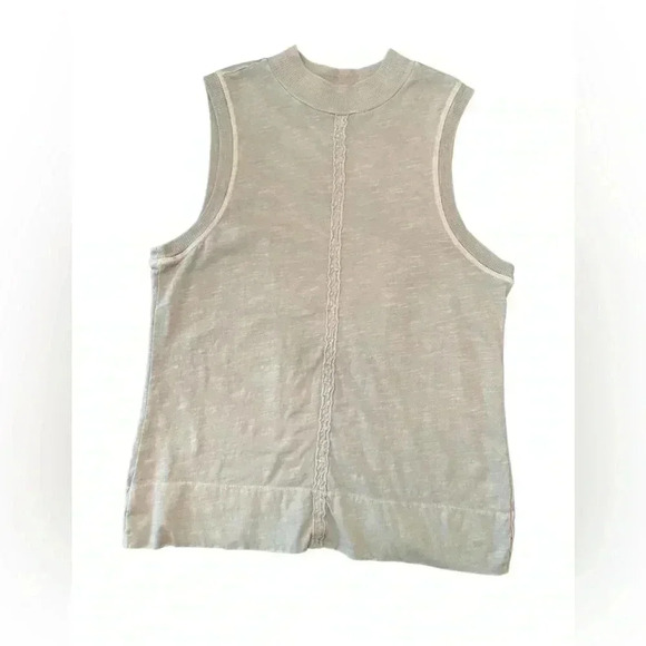 Anthropologie Light Blue Sleeveless Shirt Size Small - Picture 1 of 6